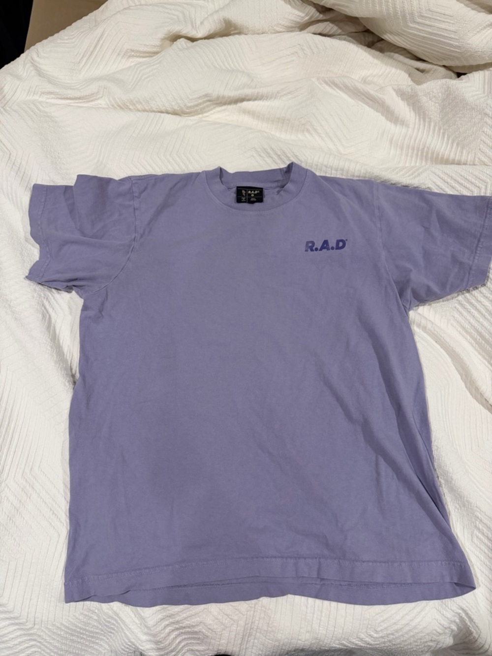 R.A.D Purple Crewneck T‑Shirt Size M